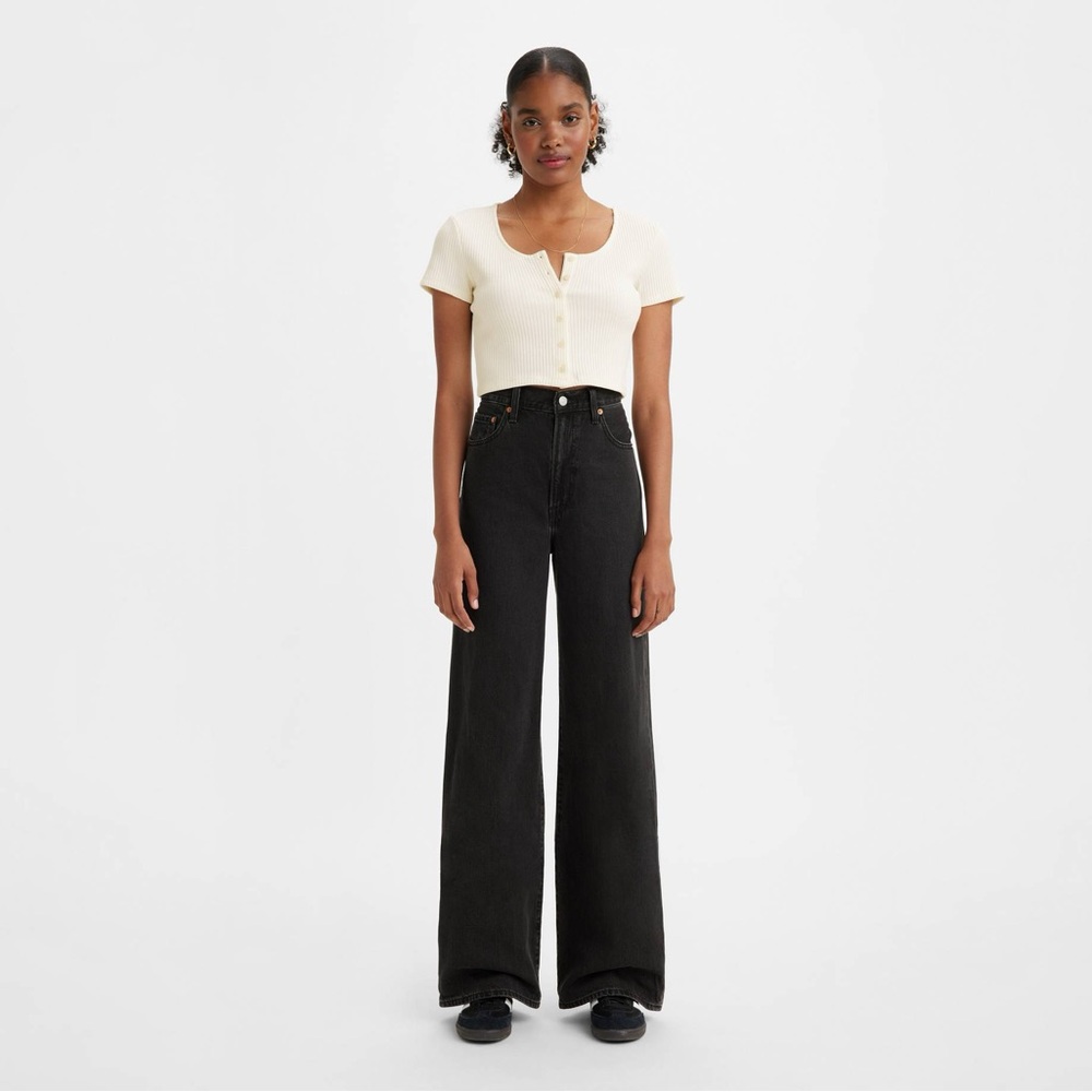 Levi’s Ribcage Wide Jeans Black 32
